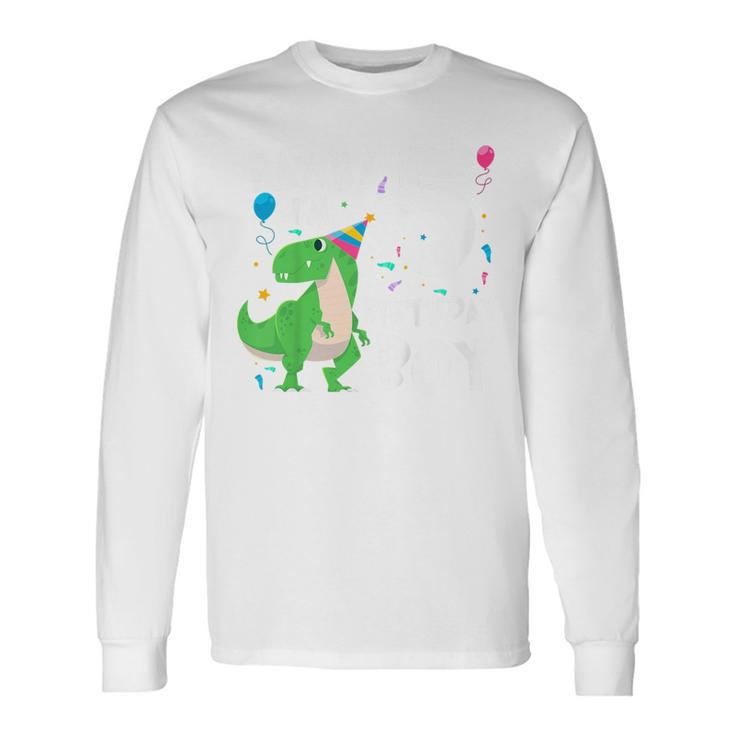 5 Year Old 5Th Birthday Boy Rex Dinosaur Child Long Sleeve T-Shirt T-Shirt