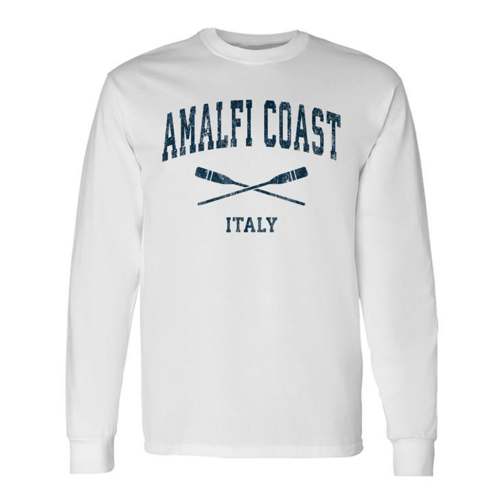 Amalfi Coast Italy Vintage Nautical Paddles Sports Oars Long Sleeve Gifts ideas