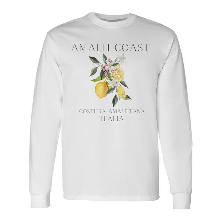 Amalfi Coast Lemons Amalfi Italy Long Sleeve T-Shirt T-Shirt