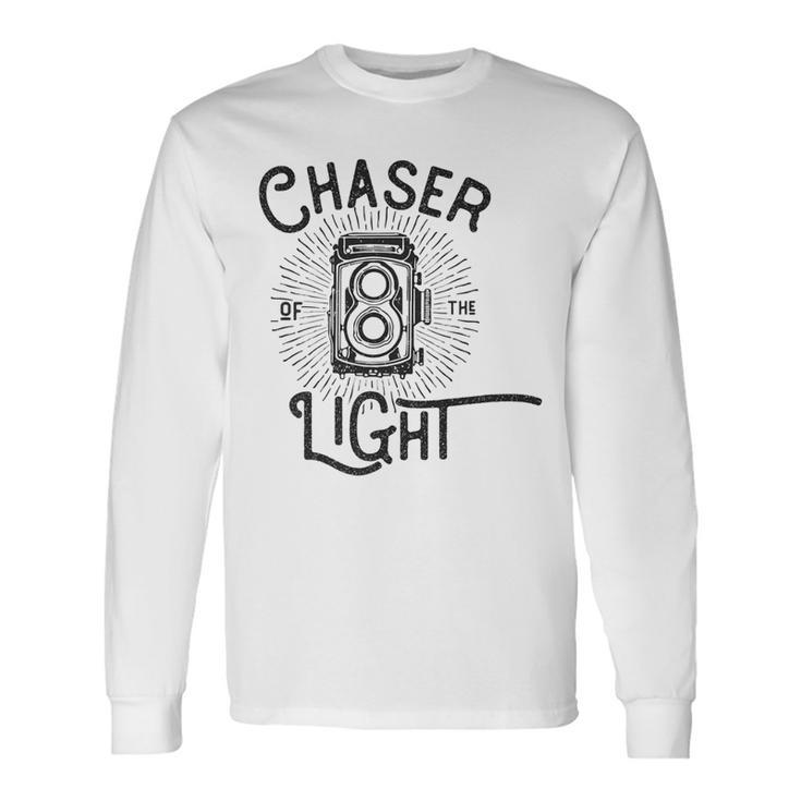 Analog Photography Lover T Light Chaser Photography Long Sleeve T-Shirt