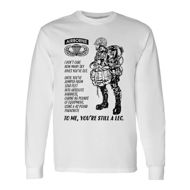 Army Airborne Paratroopers Long Sleeve T-Shirt