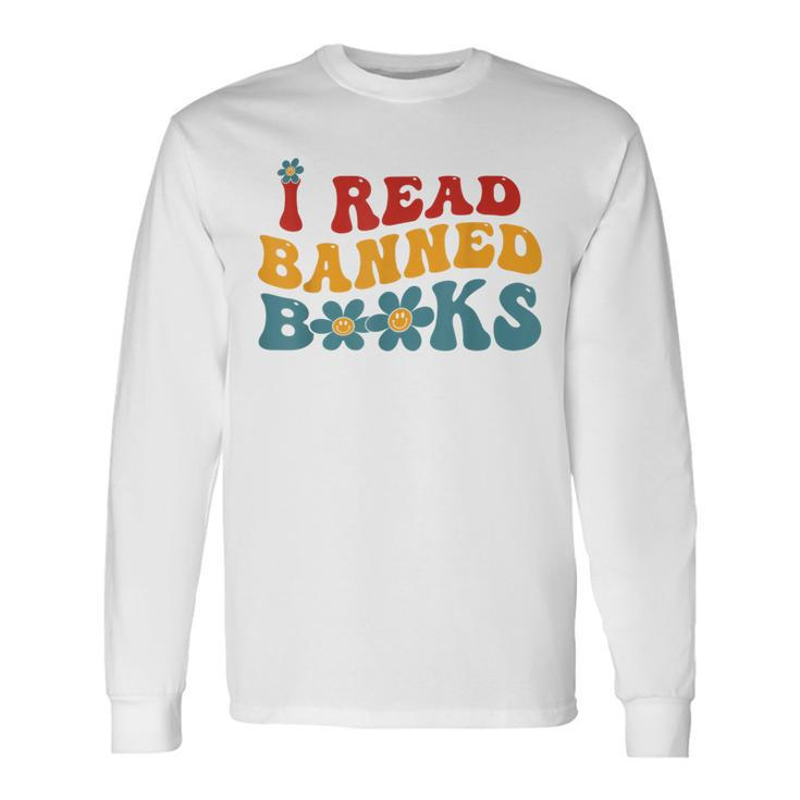 Im With The Banned Book Lover I Read Banned Books Groovy Long Sleeve T-Shirt T-Shirt