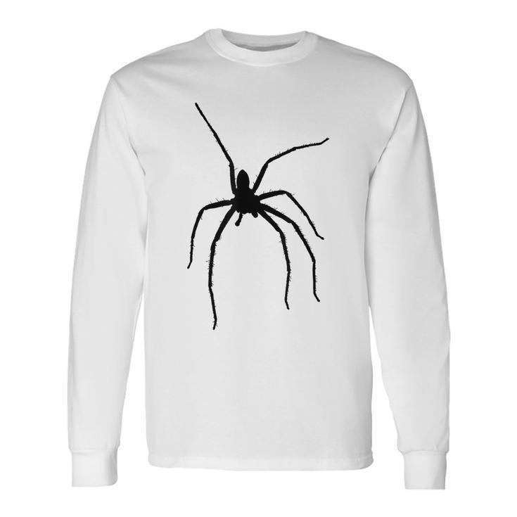 Big Creepy Scary Silhouette Spider Image Long Sleeve T-Shirt T-Shirt