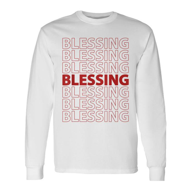 Bless You Blessing In Disguise Halloween Costume Vintage Halloween Long Sleeve T-Shirt T-Shirt