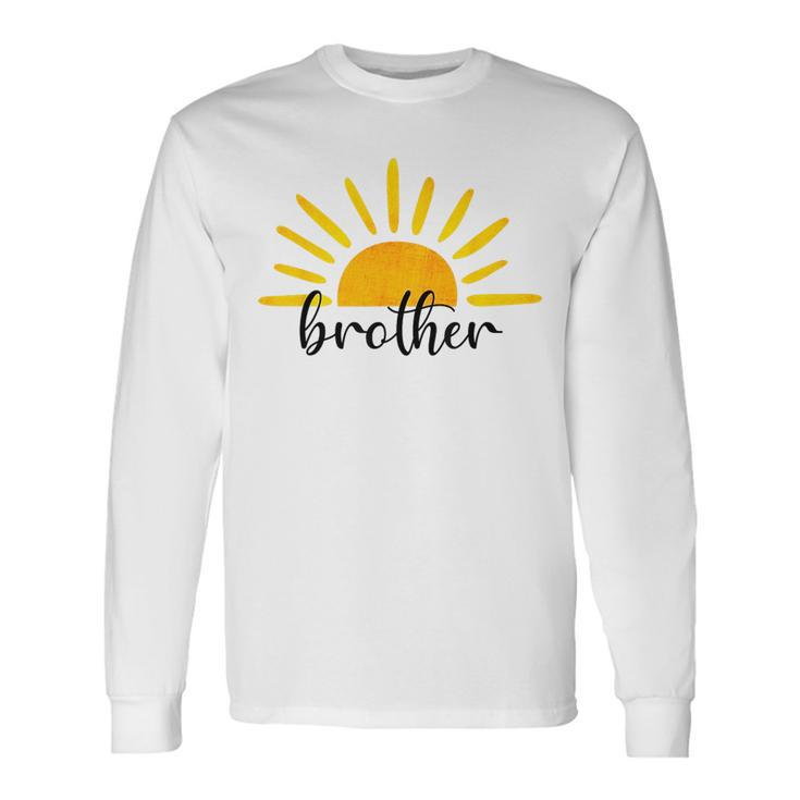 Brother Of The Birthday First Trip Around The Sun Birthday Long Sleeve T-Shirt