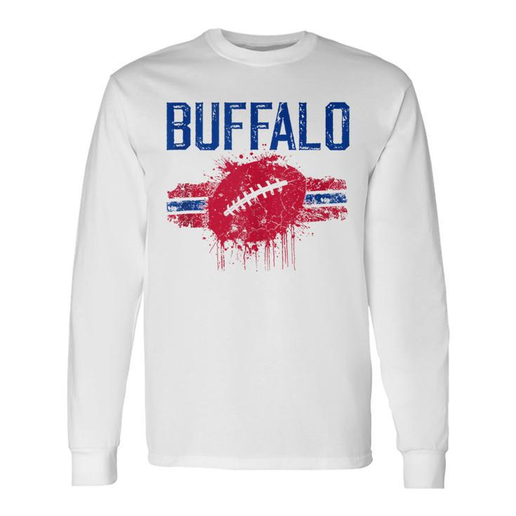Buffalo Fan Retro Vintage Long Sleeve