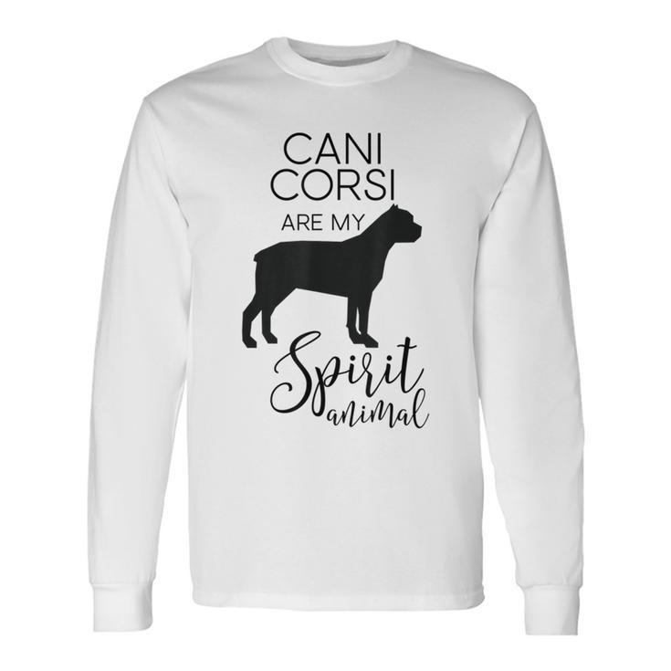 Cane Corso Italian Mastiff Dog Spirit Animal J000255 Long Sleeve T-Shirt T-Shirt