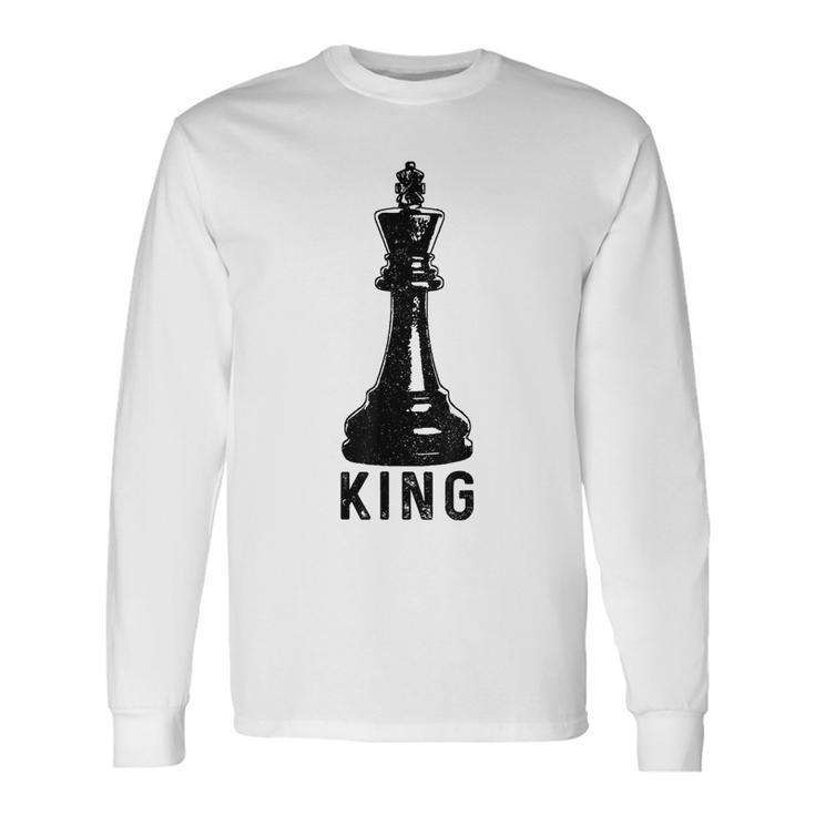 Chess Player King Vintage Halloween Costume Chess Master Long Sleeve T-Shirt T-Shirt