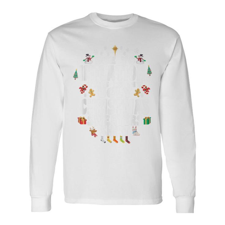 Christmas Due To Inflation This Is My Ugly Sweater Long Sleeve T-Shirt Gifts ideas