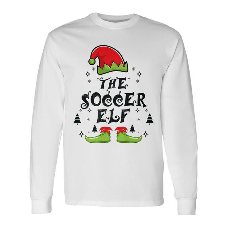 Christmas The Soccer Elf Family Matching Group Long Sleeve T-Shirt