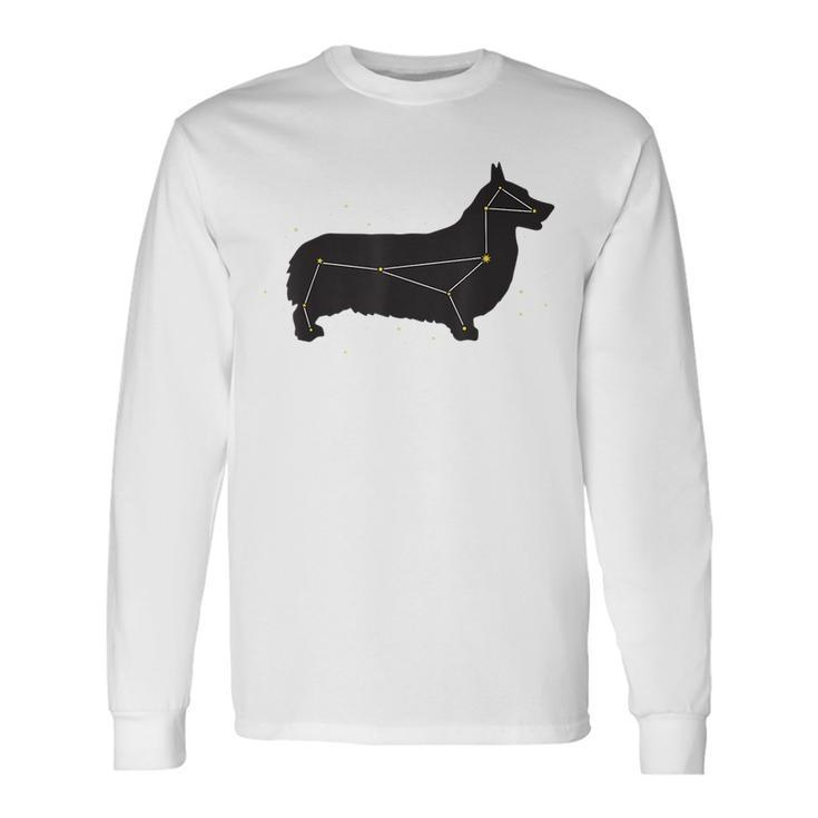 Corgi Cute Constellation Dog For Pet Parents Long Sleeve T-Shirt T-Shirt