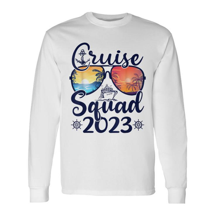 Cruise Squad 2023 Vacation Cool Summer Family Cruise Long Sleeve