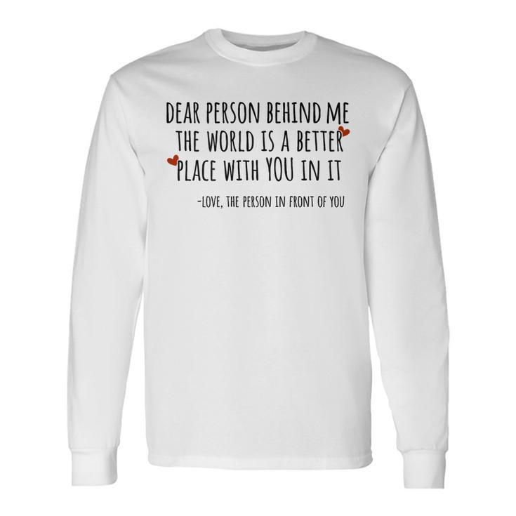 Depression & Suicide Prevention Awareness Person Behind Me Depression Long Sleeve T-Shirt T-Shirt