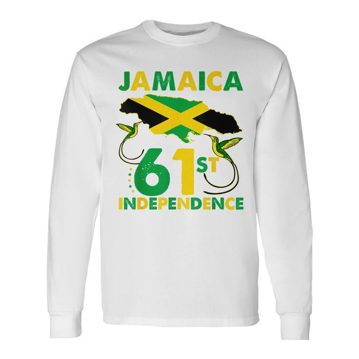 Doctor Bird Lover 61St Jamaica Independence Day Since 1962 Long Sleeve T-Shirt