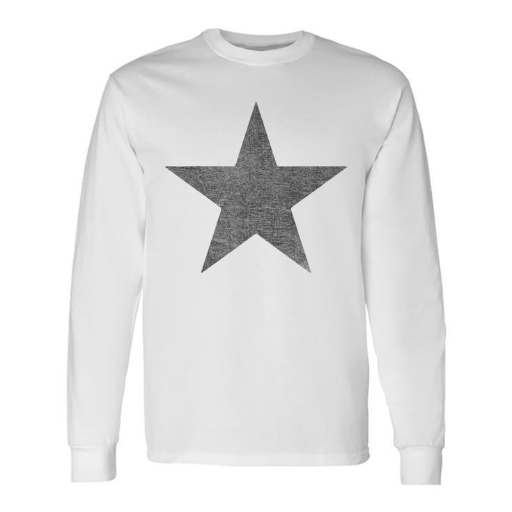 Downtown Girl Clothes Aesthetic Punk Star Y2k Grunge Alt Long Sleeve T-Shirt