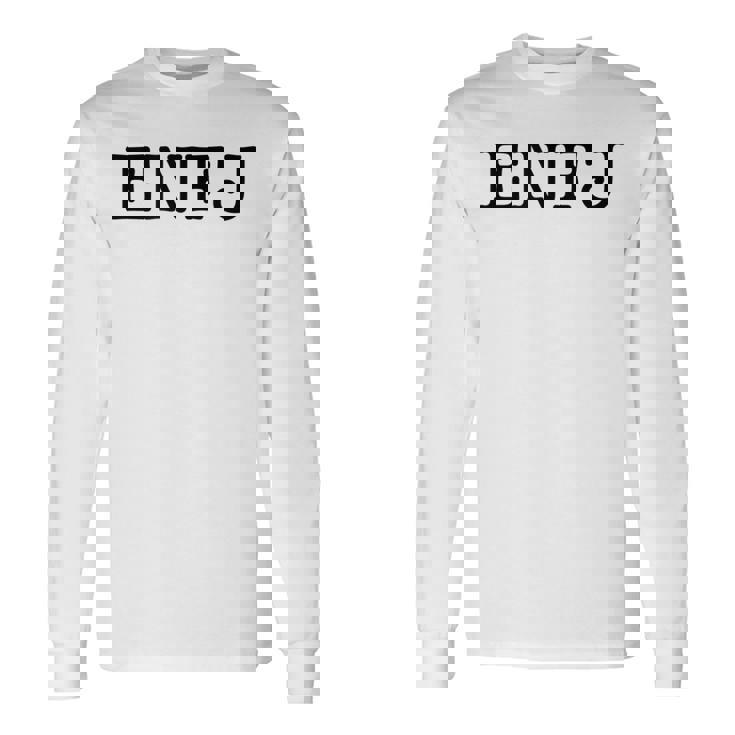 Enfj Extrovert Personality Type Long Sleeve T-Shirt