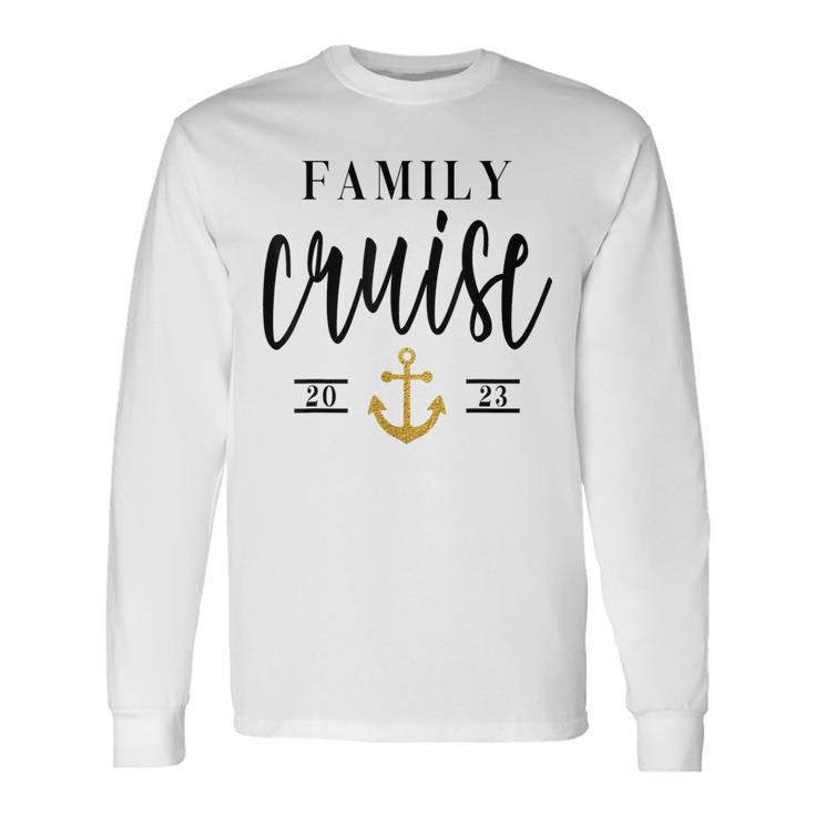 Family Cruise Trip 2023 Summer Matching Vacation Vacation Long Sleeve T-Shirt T-Shirt