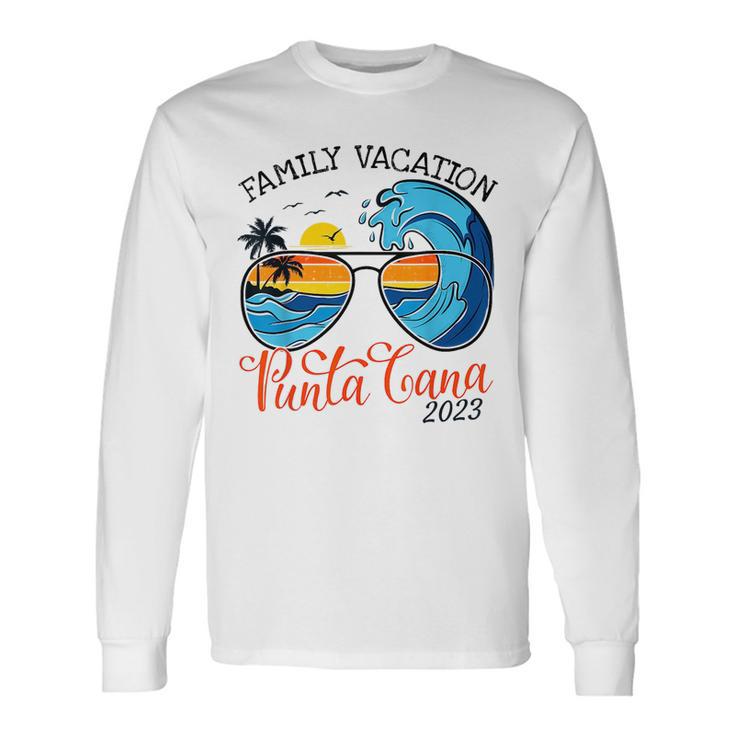 Family Vacay Squad Vacation Punta Cana 2023 Long Sleeve T-Shirt