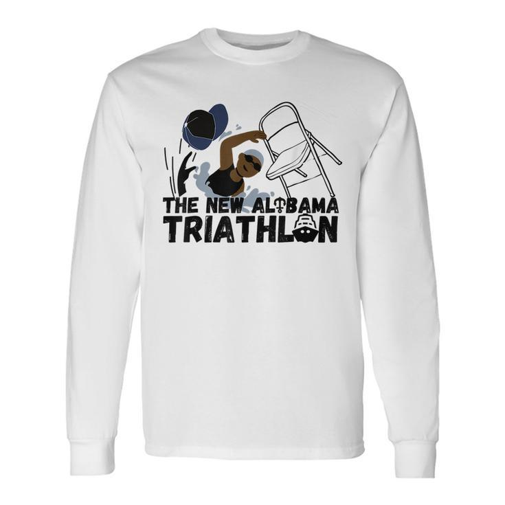New Triathlon Alabama Riverboat Swimmer Hat Chair Meme Long Sleeve