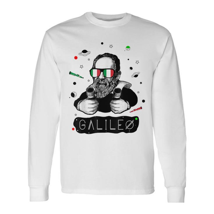 Galileo Meme Italian Science Astronomy Long Sleeve T-Shirt T-Shirt