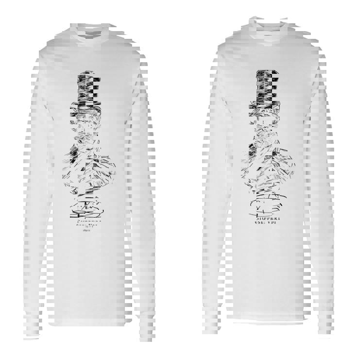 Giuseppe Verdi-Italian-Classical Music-Opera Long Sleeve T-Shirt T-Shirt