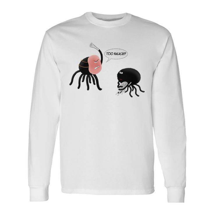 Halloween At The Spider Dad Joke Scary Costume Long Sleeve T-Shirt T-Shirt