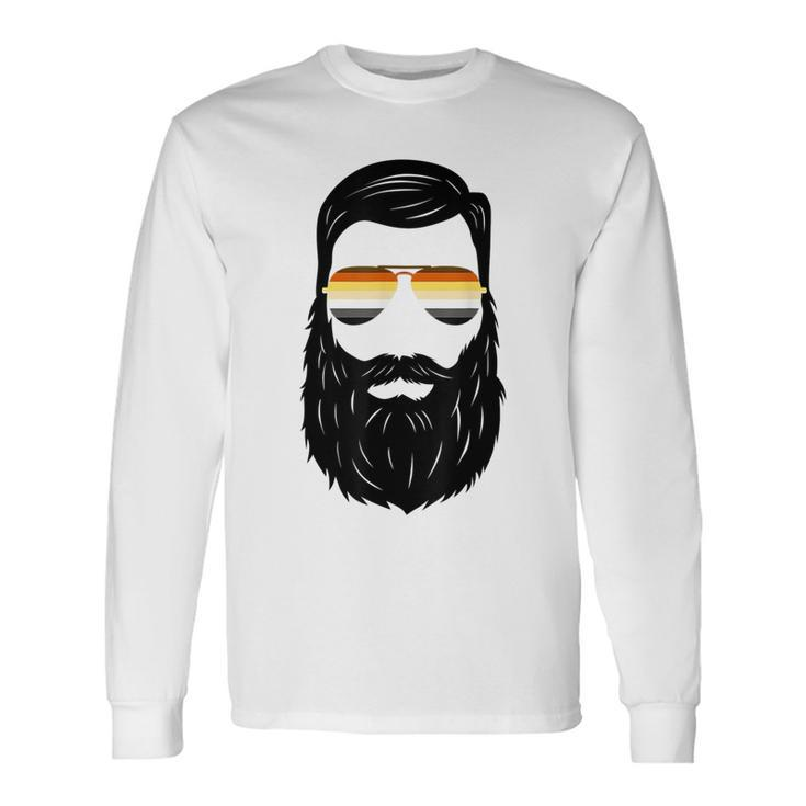 Hipster Daddy Gay Pride Lgbt Bear Beard Long Sleeve T-Shirt T-Shirt