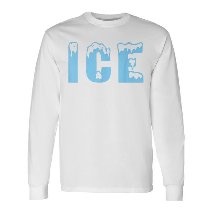 Ice And Fire Couples Matching Halloween Party Costume Long Sleeve T-Shirt