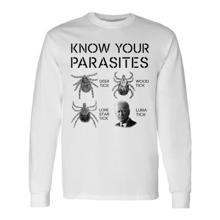 Know Your Parasites's Anti'ss Biden Joe Biden Parody Long Sleeve T-Shirt