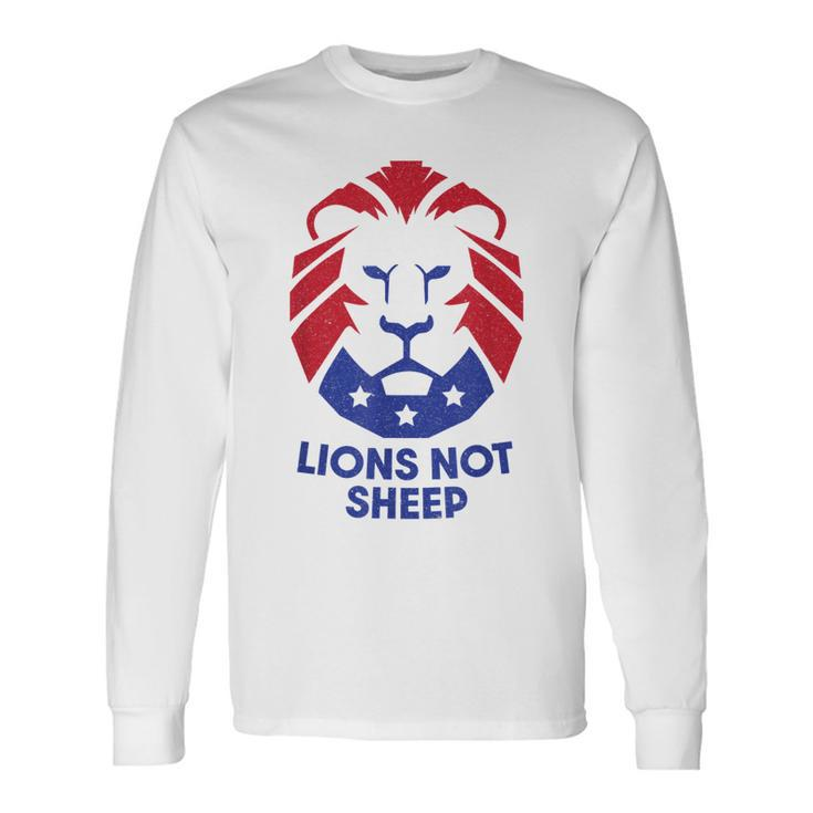 Lions Not Sheep Patriot Long Sleeve T-Shirt