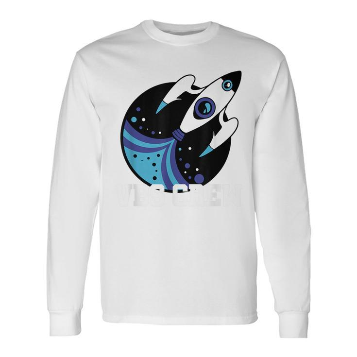 I Love Vbs 2023 Space Crew Vacation Bible School Rocket Long Sleeve T-Shirt Gifts ideas