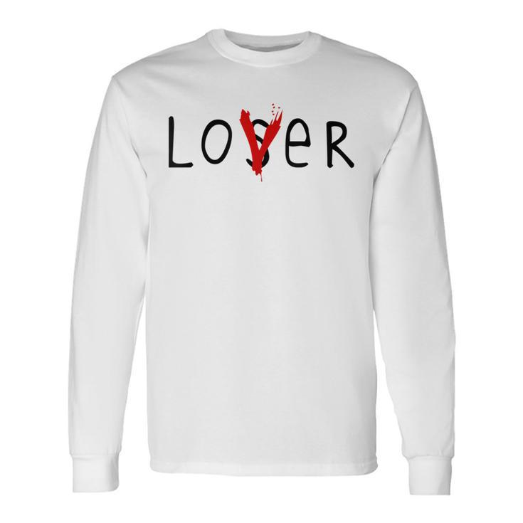 Lover Loser Halloween Horror Club Halloween Long Sleeve T-Shirt