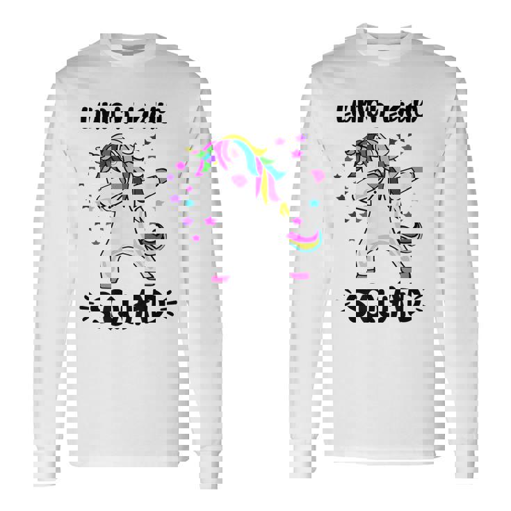 Lunch Lady Squad Dabbing Unicorn Lunch Lady Long Sleeve T-Shirt