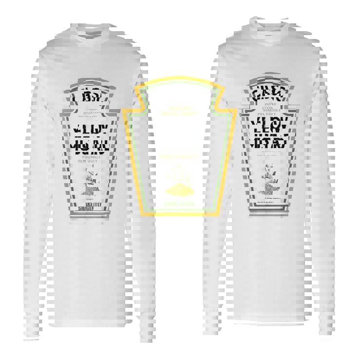 Mustard Halloween 2023 Costume Family Ketchup Team Family Long Sleeve T-Shirt