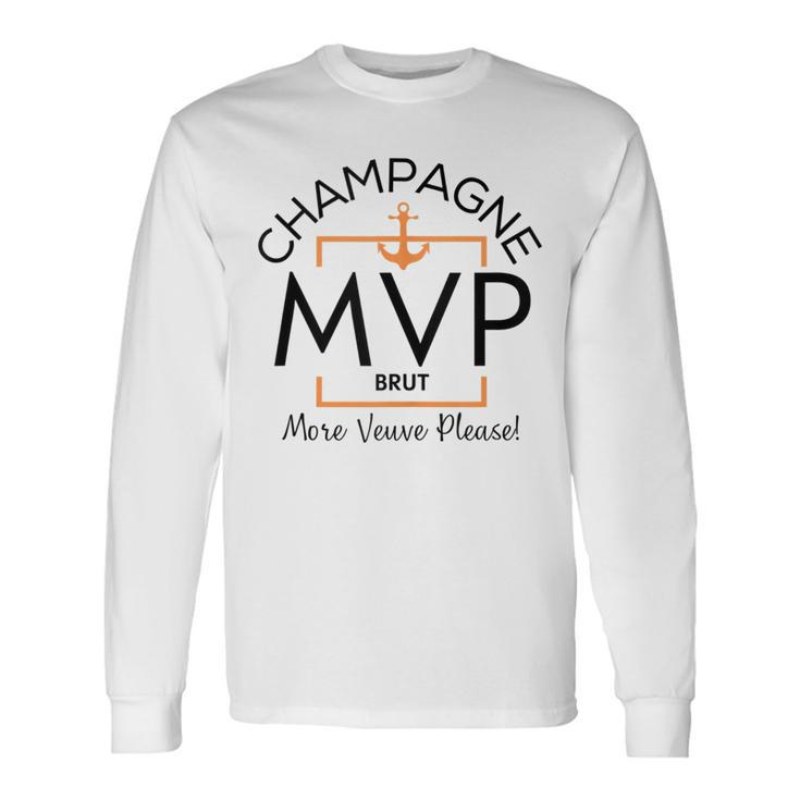 Mvp More Veuve Please Veuve Party Champagne Label Inspired Long Sleeve