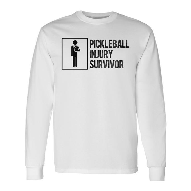 Pickleball Injury Survivor Long Sleeve T-Shirt