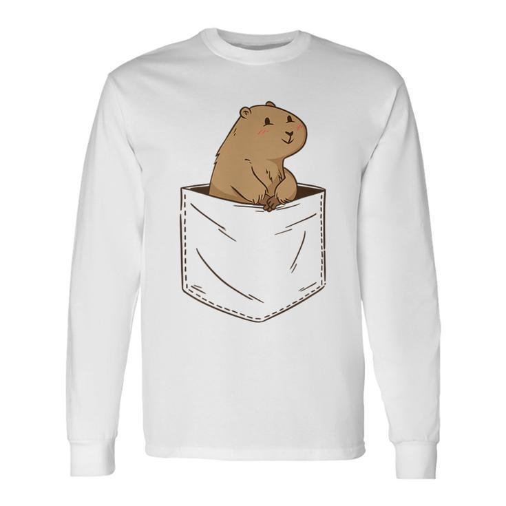 Prairie Dog Brown Rodent Pet Animal Expert Cute Mammals Long Sleeve T-Shirt