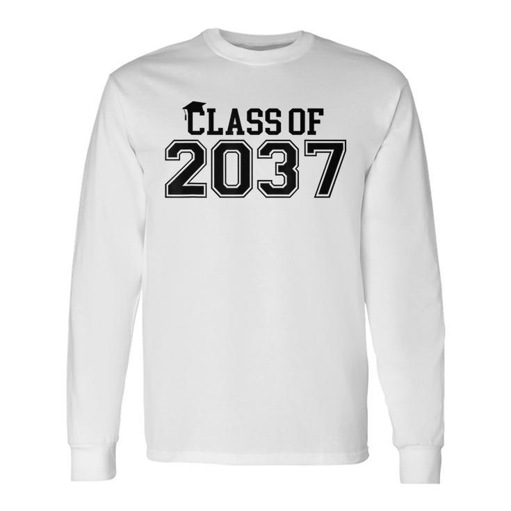 Pre-K Class Of 2037 First Day School Grow With Me Graduation Long Sleeve