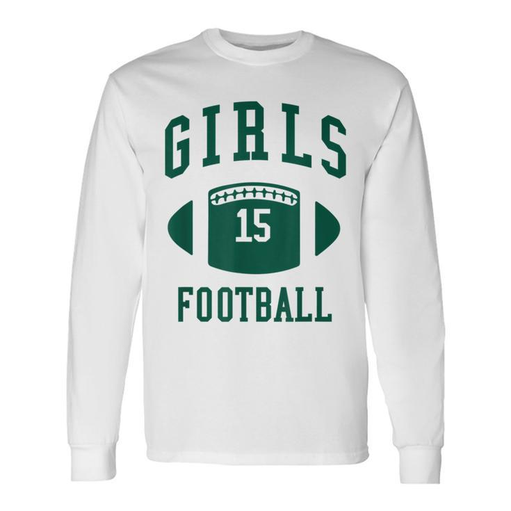 Rachel Green Girls Football Football Long Sleeve T-Shirt