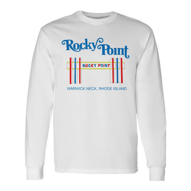 Rocky Point Amusement Park Retro Warwick Rhode Island Long Sleeve T-Shirt T-Shirt