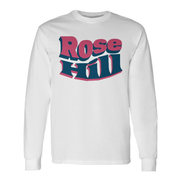 Rose Hill 4Th Of July Woman Image On Front Back Long Sleeve T-Shirt