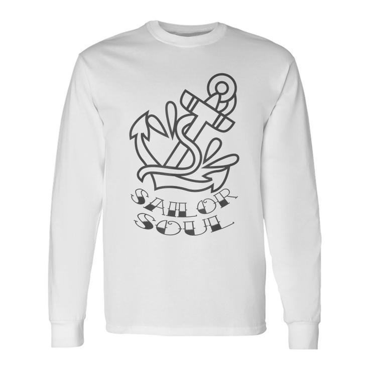 Sailor Soul Anchor Long Sleeve T-Shirt T-Shirt