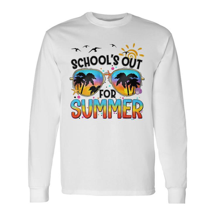 Schools Out For Summer Last Day Of School BeachSummer Long Sleeve T-Shirt