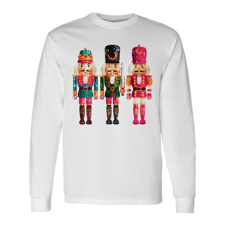 Sequin Nutcracker Long Sleeve T-Shirt Gifts ideas