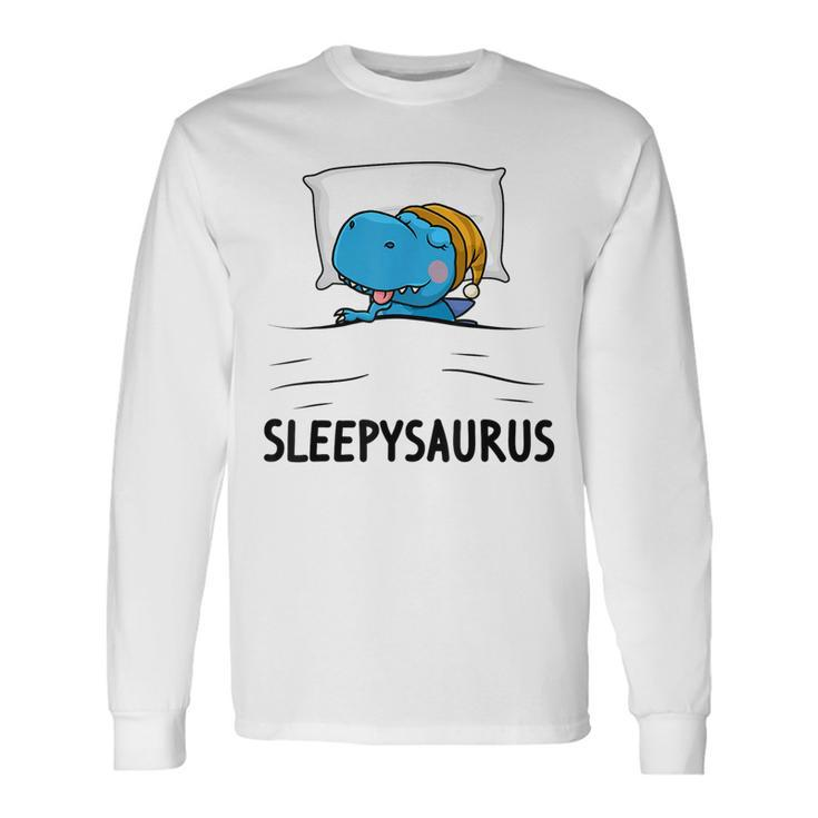 Sleepysaurus Nigh Dinosaur Dino T-Rex Nightgown Sleep Long Sleeve