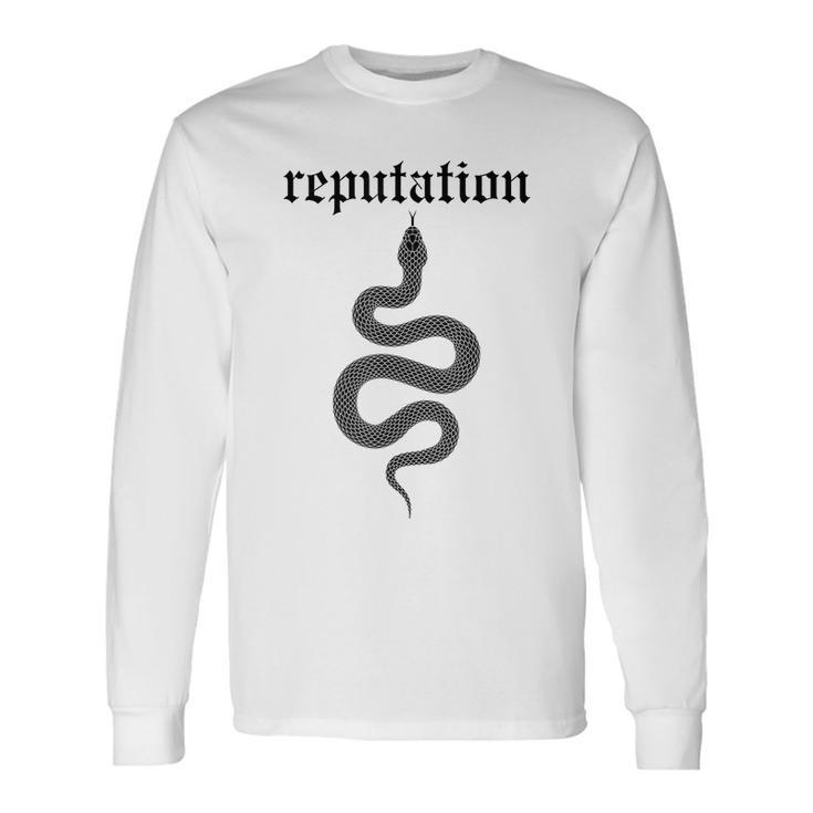 Snake Reputation In The World For Snake Lovers Long Sleeve T-Shirt