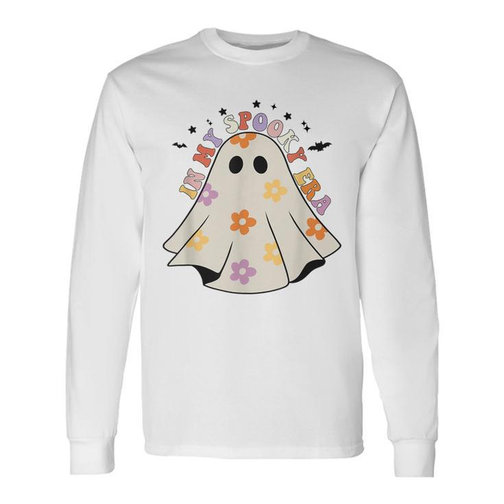 In My Spooky Era Spooky Season Retro Halloween Ghost Long Sleeve T-Shirt Gifts ideas