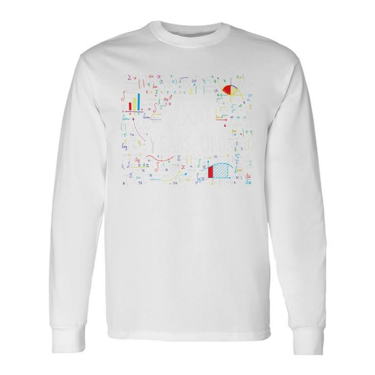 Square Root Of 100 10Th Birthday 10 Years Old Long Sleeve T-Shirt