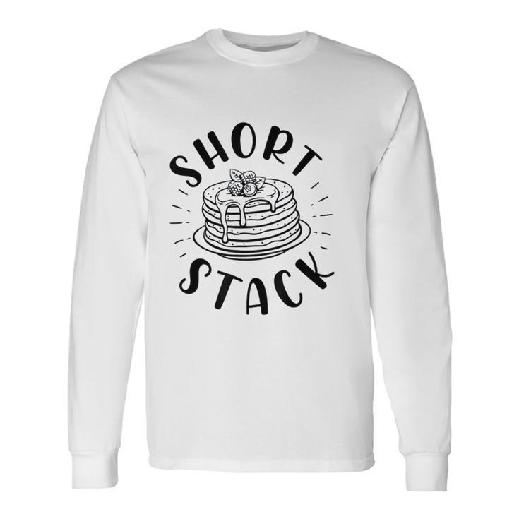 Short Stack Pancake Maker Dad Son Matching Fathers Day Long Sleeve T-Shirt T-Shirt