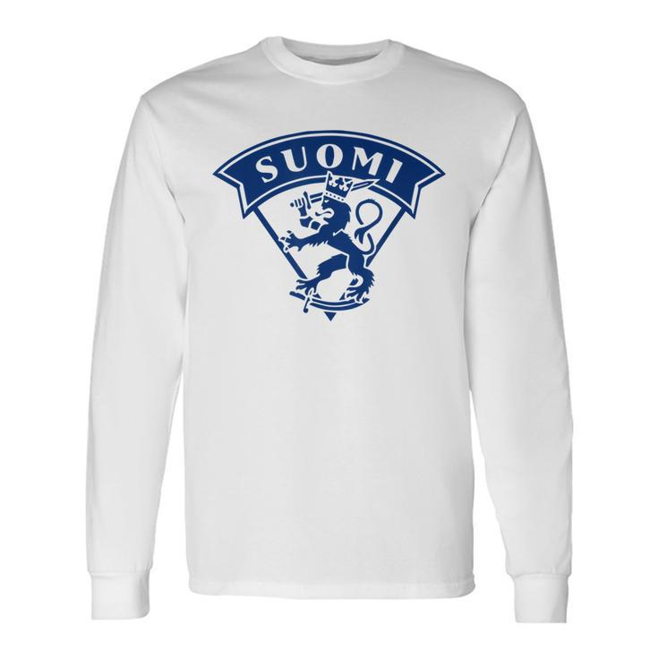 Suomi Finland Finnish Travel Souvenir Long Sleeve T-Shirt